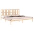 Estructura de cama madera maciza 180x200