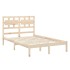 Estructura de cama madera maciza de pino 120x200