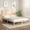 Estructura de cama madera maciza de pino 140x190 cm