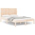 Estructura de cama madera maciza de pino 140x190