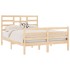 Estructura de cama madera maciza 140x190