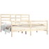 Estructura de cama madera maciza 180x200