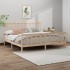 Estructura de cama madera maciza de pino 180x200