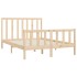 Estructura de cama de madera maciza 160x200