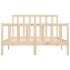 Estructura de cama de madera maciza 160x200