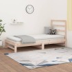 Sofá cama extraíble madera maciza de pino 2x(90x200) cm