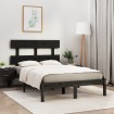 Estructura de cama madera maciza de pino negro 120x200 cm