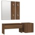 Set de muebles de recibidor madera contrachapada roble