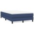 Estructura de cama box spring tela azul 120x200