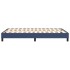 Estructura de cama box spring tela azul 120x200