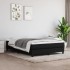 Estructura de cama box spring tela negro 140x190