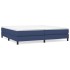 Estructura de cama box spring tela azul 200x200