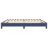 Estructura de cama box spring tela azul 200x200