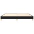 Estructura de cama box spring tela negro 200x200