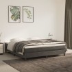 Estructura de cama box spring terciopelo gris oscuro 180x200 cm