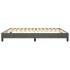 Estructura de cama box spring terciopelo gris oscuro 180x200