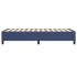 Estructura de cama box spring tela azul 80x200