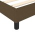 Estructura de cama box spring tela marrón 140x190