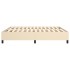 Estructura de cama box spring tela color crema 180x200