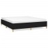 Estructura de cama box spring tela negro 160x200