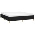 Estructura de cama box spring tela negro 160x200