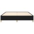 Estructura de cama box spring tela negro 160x200