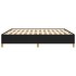 Estructura de cama box spring tela negro 160x200