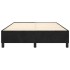 Estructura de cama box spring terciopelo negro 140x190