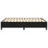 Estructura de cama box spring terciopelo negro 140x190