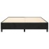 Estructura de cama box spring terciopelo negro 200x200