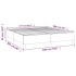 Estructura de cama box spring terciopelo rosa 180x200