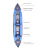 Kayak hinchable Zray Tortuga 400