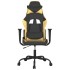 Silla gaming cuero sintético negro y