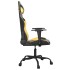 Silla gaming cuero sintético negro y