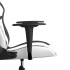 Silla gaming cuero sintético blanco y