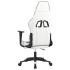 Silla gaming cuero sintético blanco y