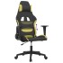 Silla gaming tela verde claro y