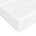 Cama box spring con colchón cuero sintético blanco 80x200