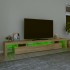 Mueble de TV con luces LED roble Sonoma 260x36,5x40