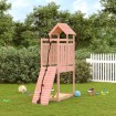 Casita infantil con pared de escalada madera abeto Douglas