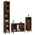 Set de muebles baño 3 pzas madera contrachapada roble