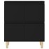 Aparadores 3 uds madera contrachapada negro 60x35x70