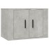 Muebles para TV de pared 3 uds gris hormigón 57x34,5x40