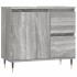 Set de muebles de baño 3 pzas madera contrachapada gris