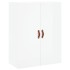 Armario de pared 2 unidades blanco brillante 69,5x34x90