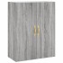 Aparador alto madera contrachapada gris sonoma 69,5x34x180