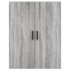 Aparador alto madera contrachapada gris sonoma 69,5x34x180