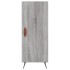 Aparador alto madera contrachapada gris Sonoma 34,5x34x180