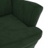 Sillón de terciopelo verde