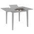 Mesa de comedor extensible gris (80-120)x80x74 cm